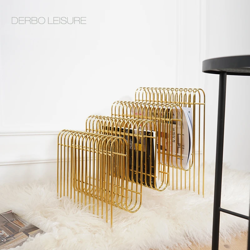 1 шт. органайзер для книг золотого и серебряного цвета|Подставки хранения