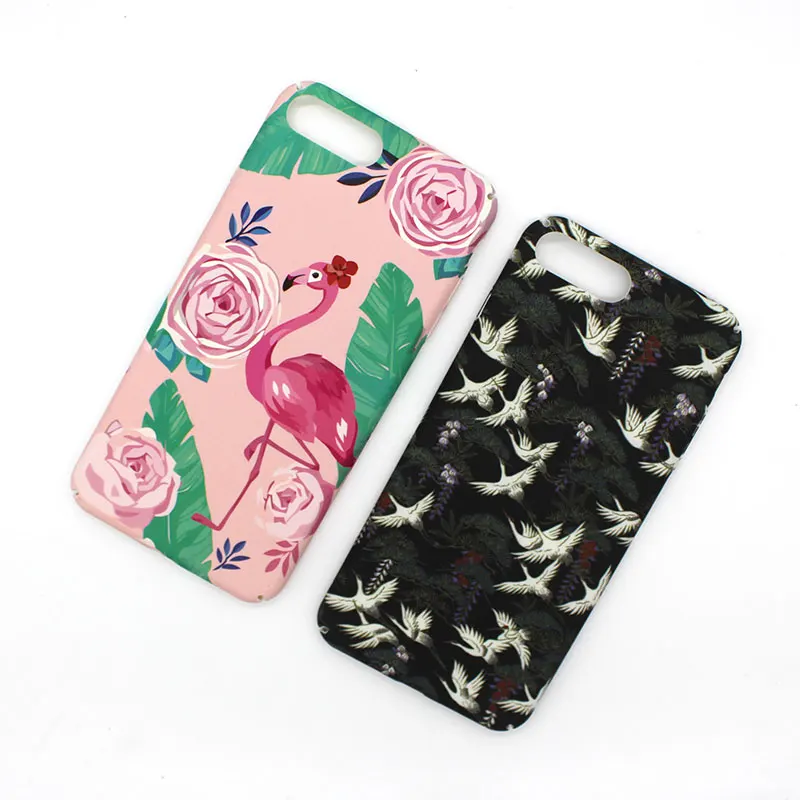 Роскошные Пластик мультфильм &quotфламинго&quot чехол для iPhone 7 Чехол 6 S Plus Телефонные