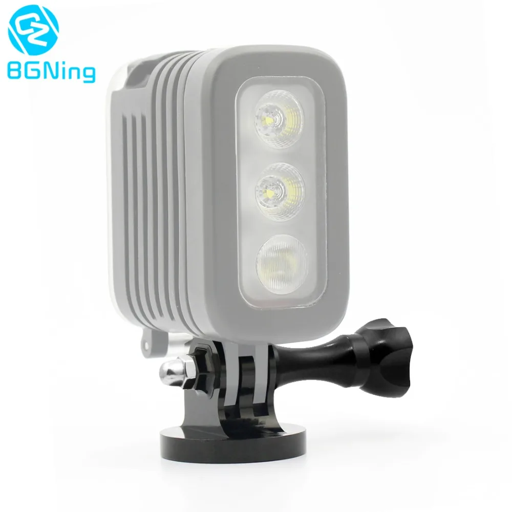 CNC Алюминиевый адаптер для крепления штатива с металлическим длинным винтом GoPro