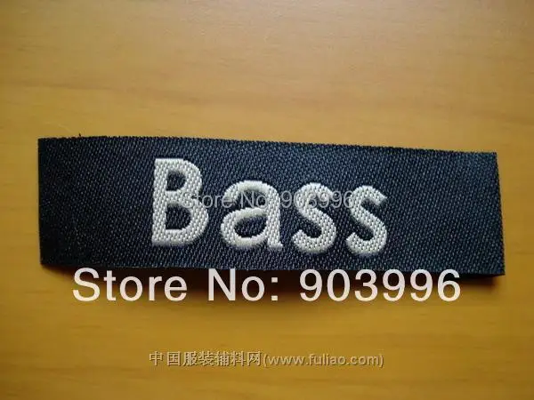 

Free shipping Customized (10000pcs/lot) garment clothing Woven Labels (accesories end fold main label)