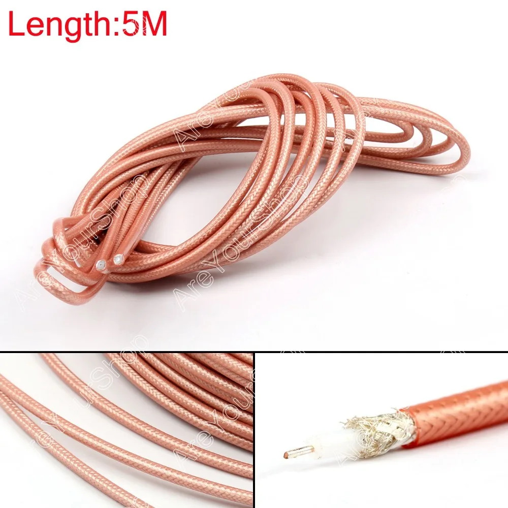Areyourshop распродажа 500 см RG142 радиочастотный коаксиальный кабельный разъем 50ohm M17/60 RG