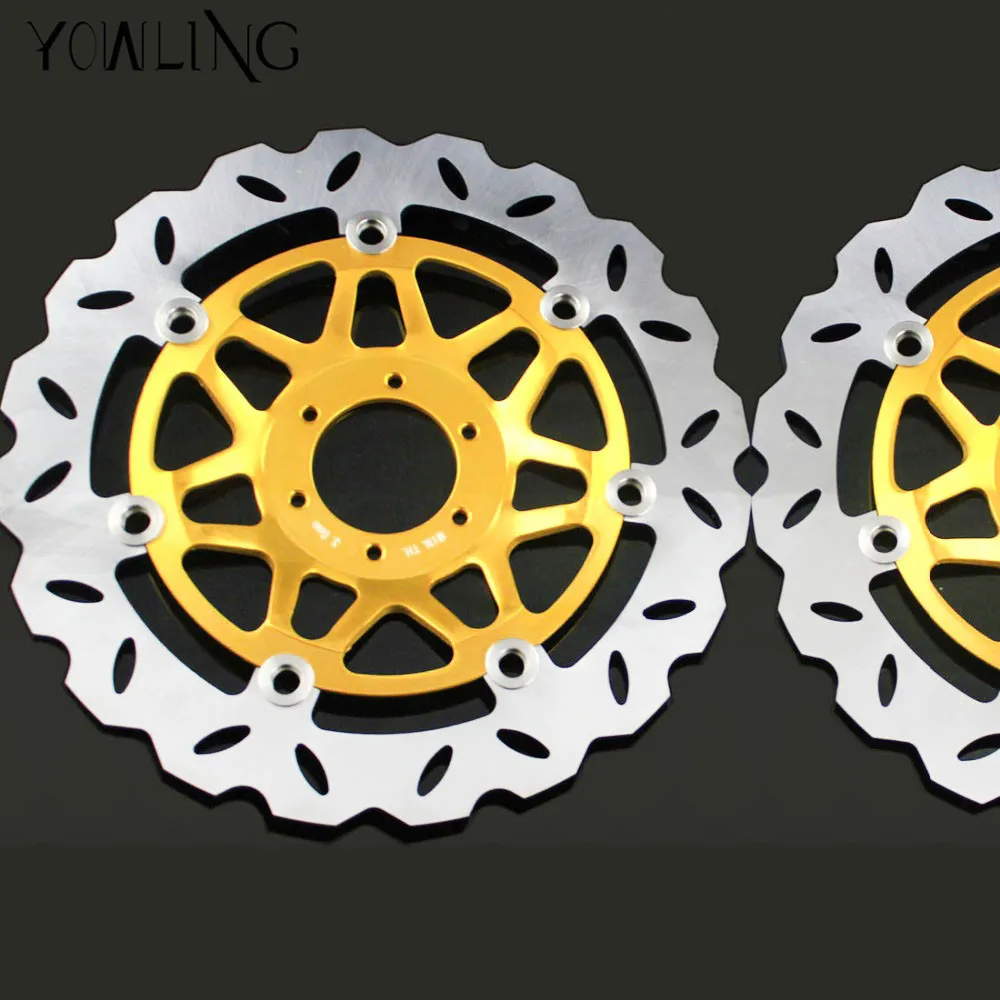 

2 pieces high quality motorcycle parts Accessories Front Brake Discs Rotor For HONDA CB400 1994 1995 1996 1997 1998