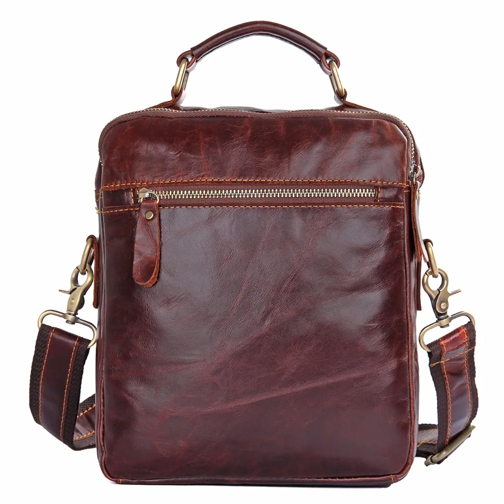 J.M.D мужская сумка мессенджер из натуральной кожи винтажная Сумка слинг 1018Q|leather men