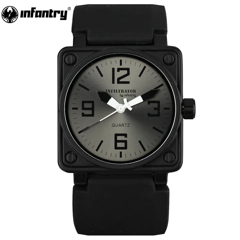 Армейские часы для мужчин Кварцевые черные наручные мужские s лучший бренд