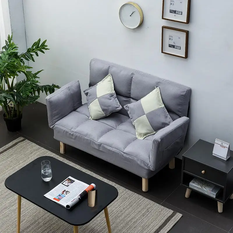 Lounge ленивый стул диван чистая красная Одиночная маленькая квартира спальня милая девушка двойной складной стул современный минималистский - Цвет: style 2