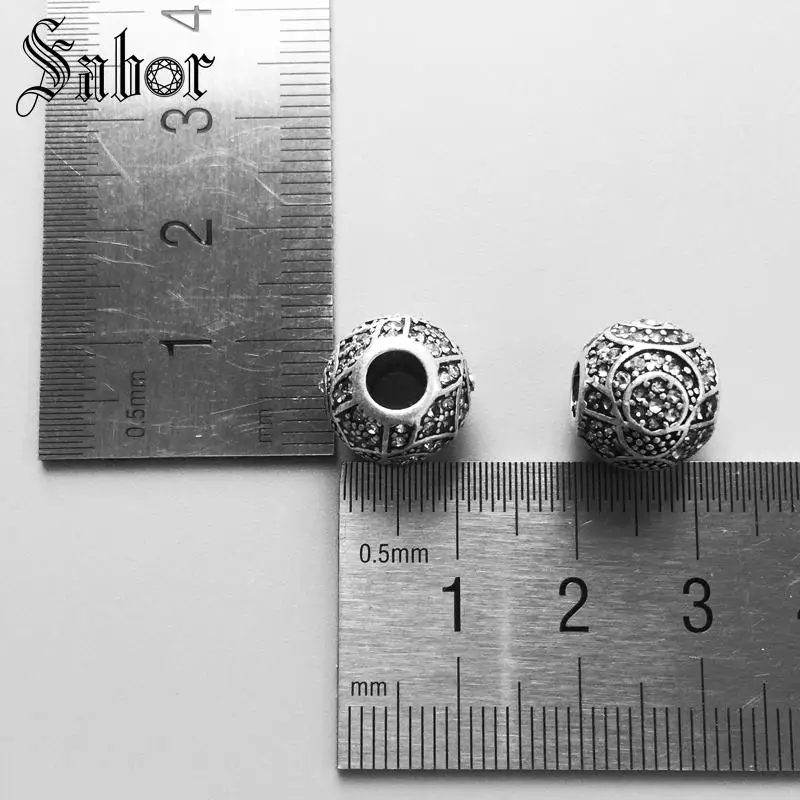 accessories DIY Beads Black Crushed Charm 2020 silver colour jewelry Gift Women Men Boy Girl Fit Bracelets Necklace thomas | Украшения и