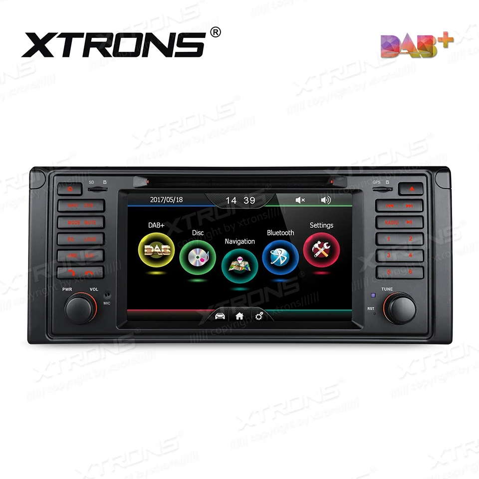 Автомагнитола 7 &quotDAB + 1Din dvd плеер GPS для BMW E39 M5 серия E38 Авто Nav 1 Din Bluetooth CANBus SD RDS