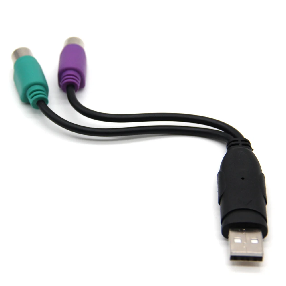 Кабель переходник с USB на PS2 Папа мама|Компьютерные кабели и разъемы| |