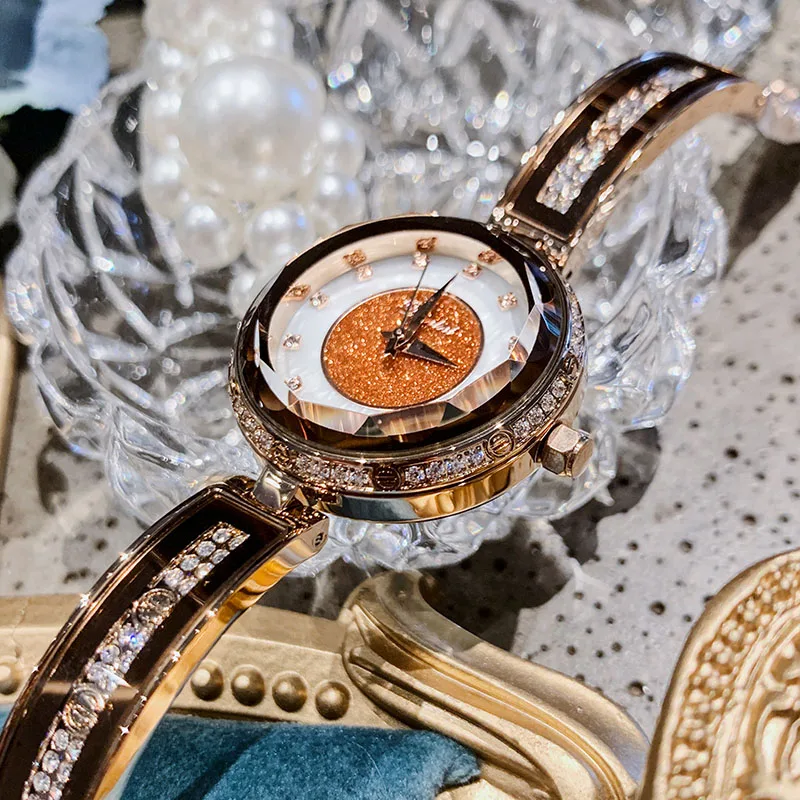 

Women Watches Woman Clock Luxury Brand Crystal lady Wrist Watch Fashion Female Quartz Ladies Watches For Women Relogio Feminino