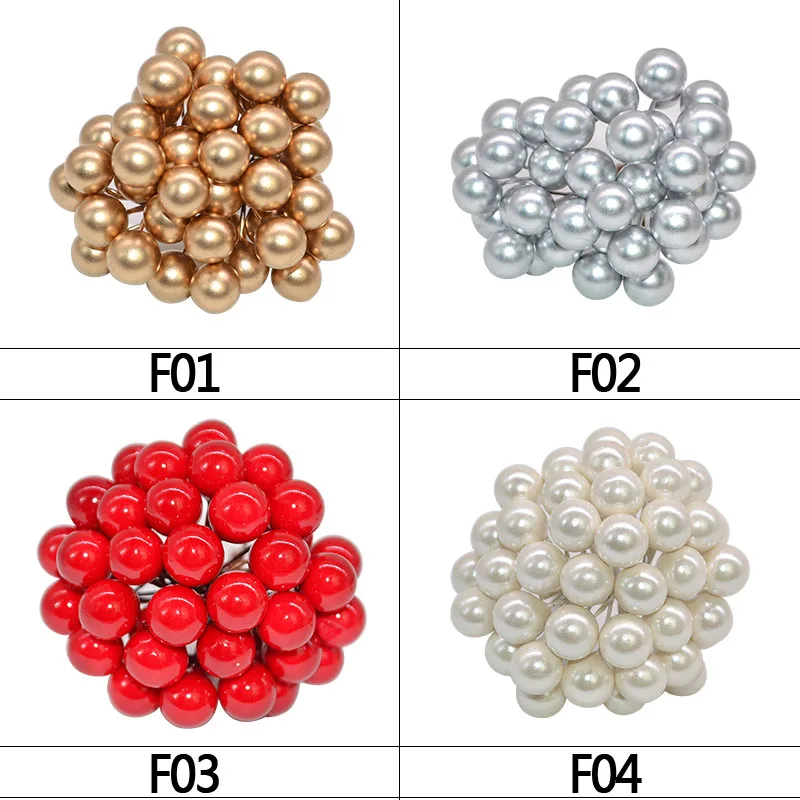 100 шт./лот 10 мм Искусственные красные вишни фрукты тычинки сделай сам свадебное