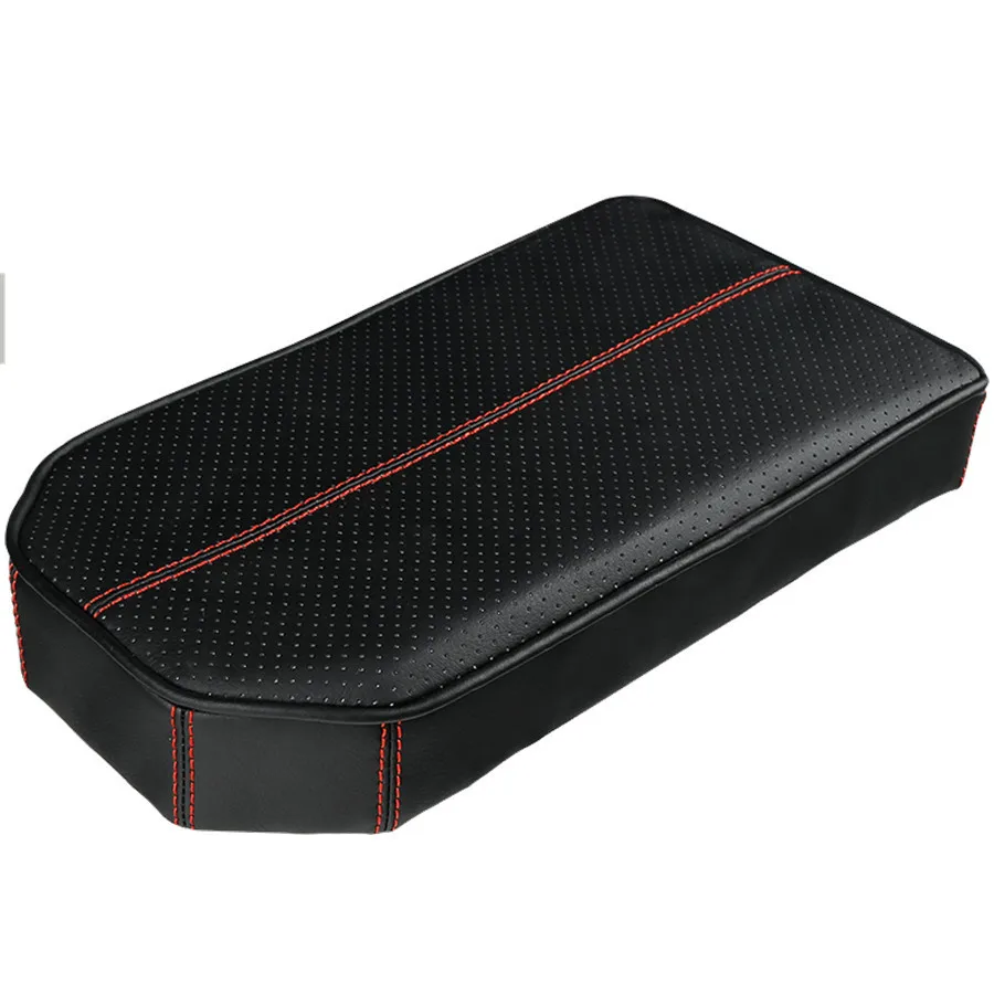 Новый кожаный черный подлокотник защитная подушка для хранения автомобильный