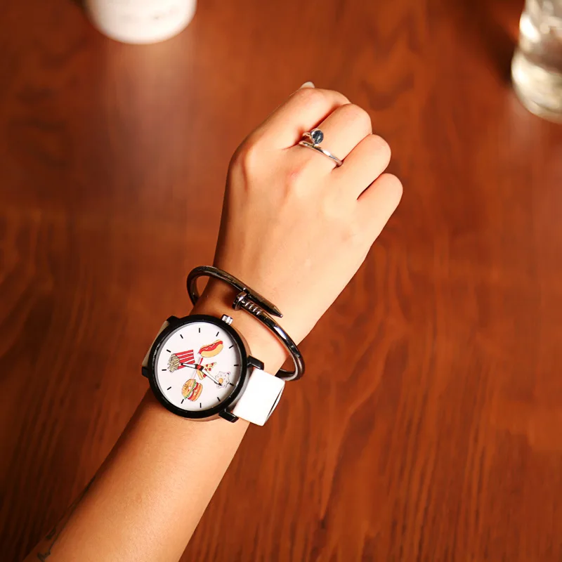 Женские кварцевые часы Hodinky Montre простой дизайн с циферблатом