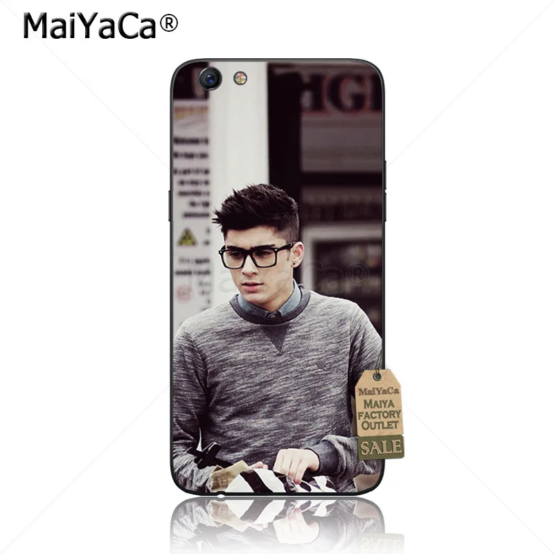 Черный чехол для телефона из ТПУ MaiYaCa Zayn Malik OPPO R9s R9 R11 PLUS vivo X9 X20 | Мобильные телефоны