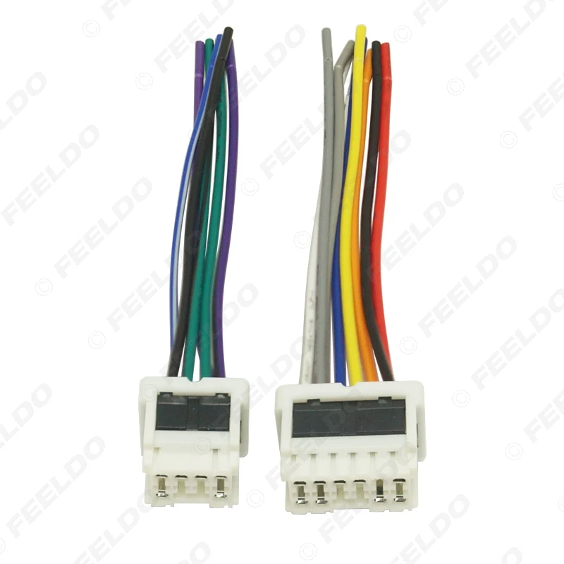 LEEWA 5 шт. в комплекте автомобильный стереоадаптер для проводки старого NISSAN Micra Patrol