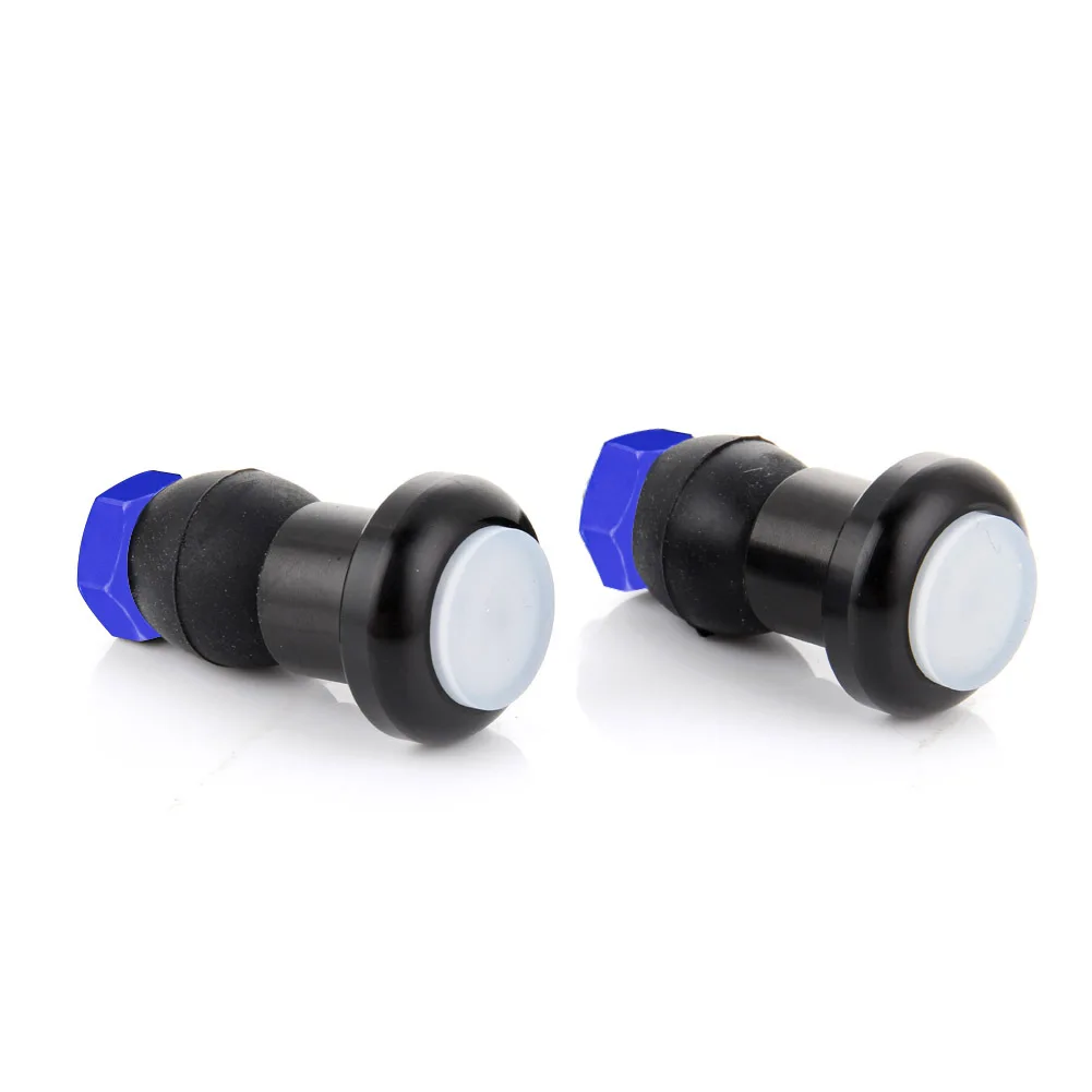 1 пара светодиодных велосипедных огней для руля заглушки в руль велосипеда