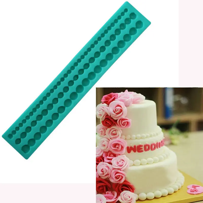 3D круглые плоские с одной стороны перламутровые Стразы Форма силиконовые формы