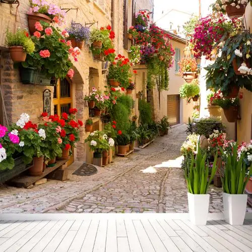 Европейские обои для фотосъемки в маленьком городском стиле гостиной кофейни |