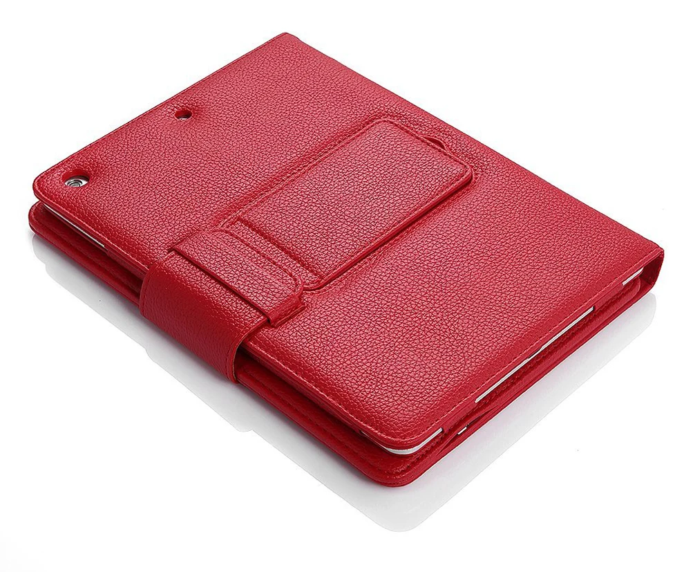 Горячая Bluetooth клавиатура чехол для iPad Air 1/2 Съемная Кожа Беспроводная клавиатура крышка для iPad 5/6 [iOS 10+ Поддержка]