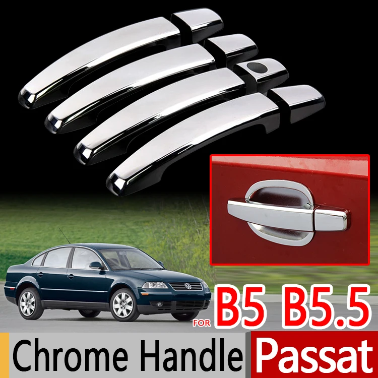 Набор хромированных накладок на ручки для VW Passat B5 B5.5 Volkswagen MK5 Sedan Wagon автомобильные