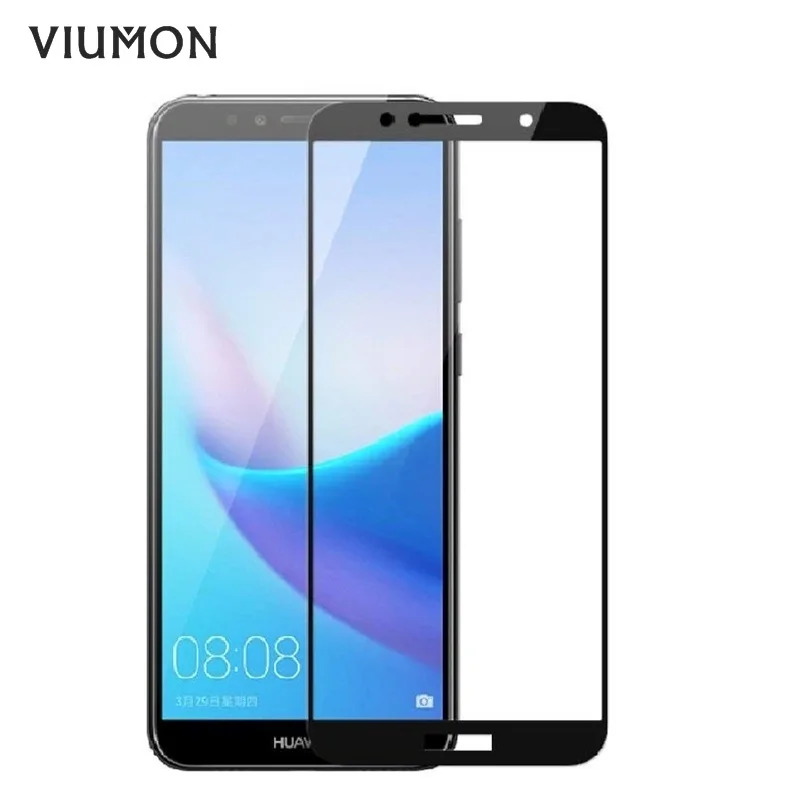 Закаленное стекло 9H для Huawei Y6 Prime 2018 защитная пленка экрана с полным покрытием