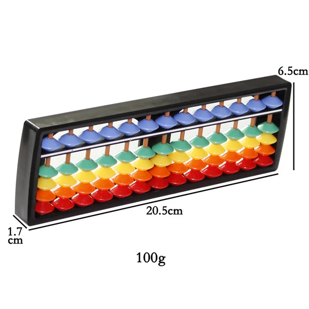 Детские стержни Красочные Бусины пластиковые Abacus арифметические счеты соробан
