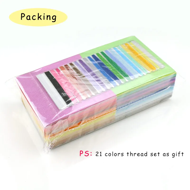 Mix 88 Colors Non Woven Felt Fabric DIY Polyester Cloth Felts With Thread DIY Bundle For Sewing Crafts 1mm Thickness 10*10CM