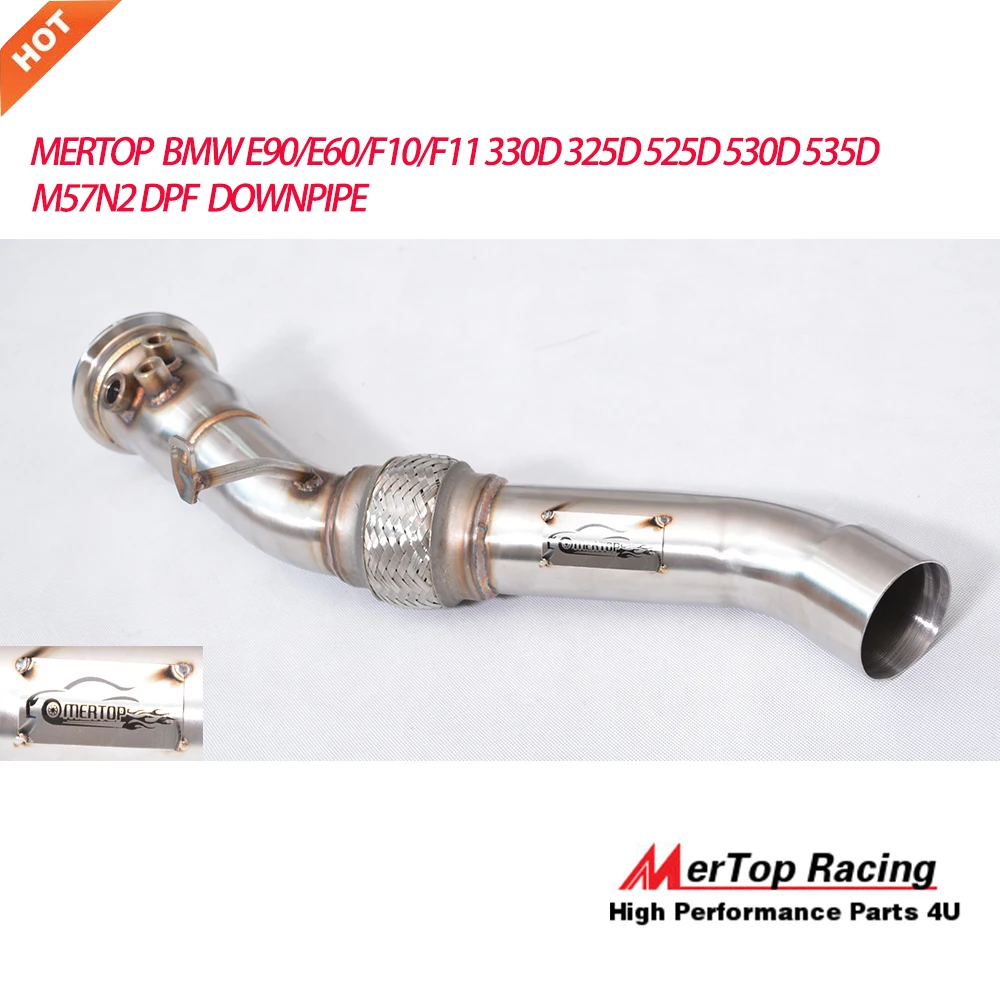 Потолочная труба MERTOP RACE 2 5 ''E90/E60/F10/F11 330D 325D 335D 525D 530D 535D M57N2 DPF|Выхлопной