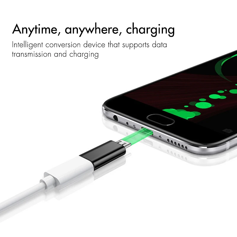 ! ACCEZZ зарядный кабель для передачи данных типа C Женский OTG Мужской Micro USB адаптер