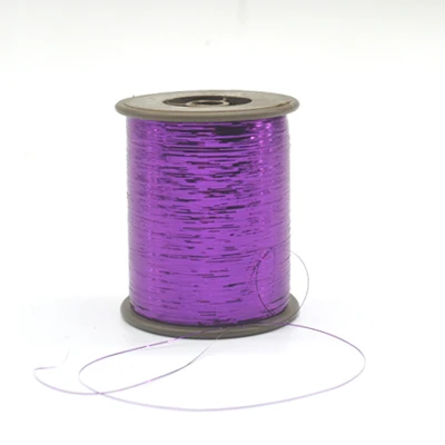 Purple 500 Новинка 28C плоская проволока 8000 м/рулон DMC металлическая вышивка крючком нитки Вязание Пряжа нитки для вышивки крестом Швейные принадлежности diy - Цвет: Purple 500