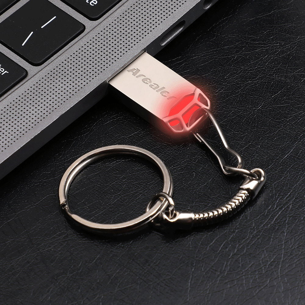 Arealer USB флэш-накопитель USB3.0 Мини Портативный U диск 32 Гб флешки автомобильный флеш-накопитель с светильник светодиодный для ПК ноутбука