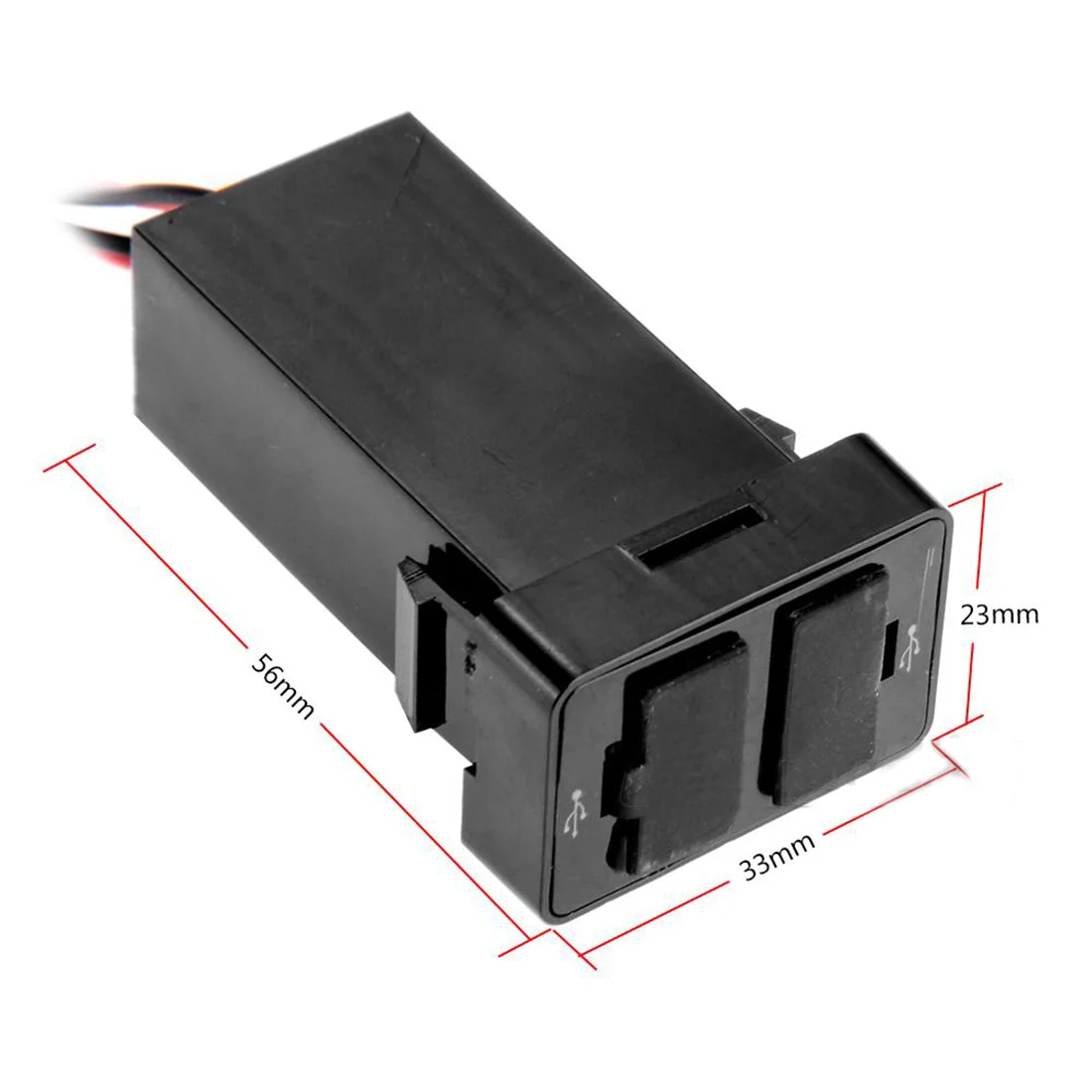 Dewtreetали 2.1A двойной USB разъем предохранитель зарядное устройство для сотового