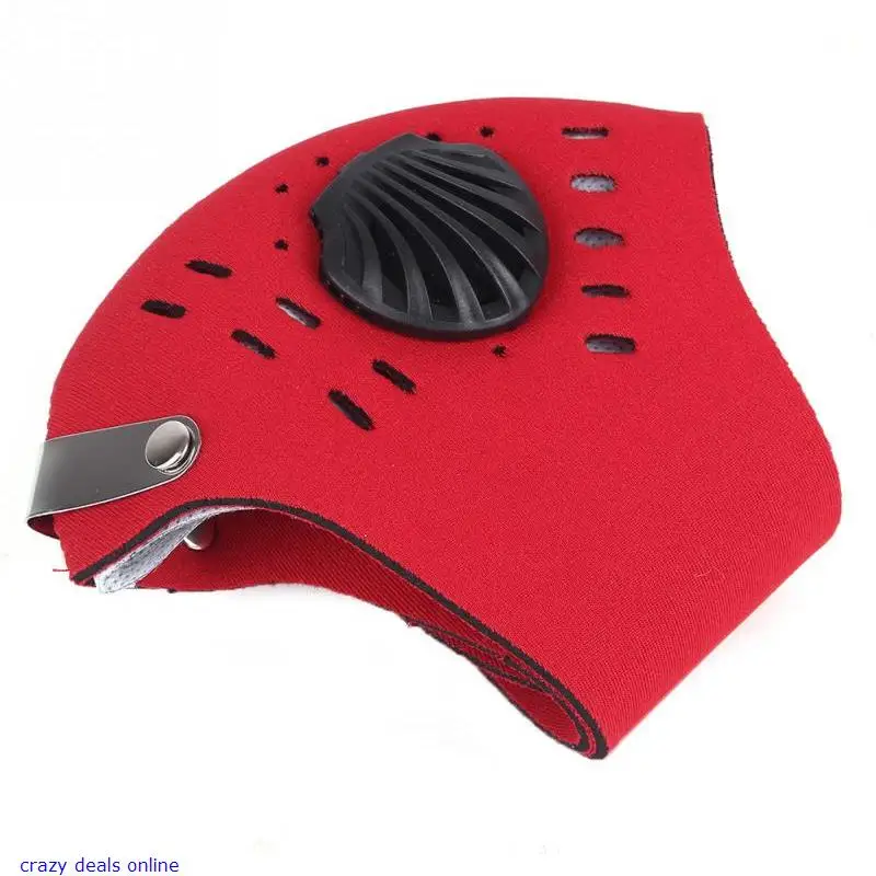New Red Bicycle Motorcycle Ski Anti Dust Half Face Mask Cycling Bike Masks Filter |