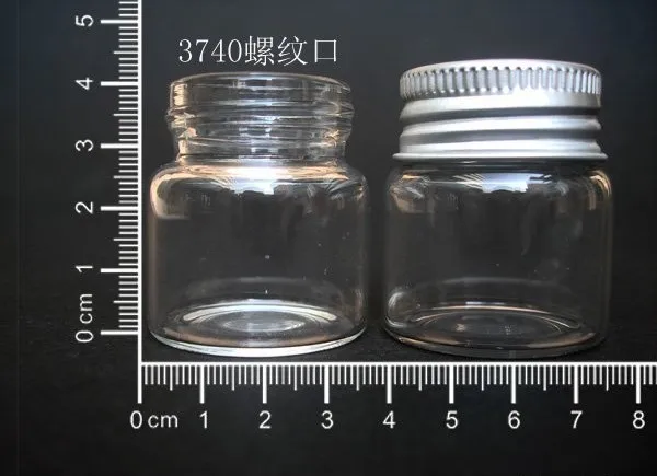 10 шт 20 мл 37x40 мм маленький прозрачный флакон стеклянная бутылка подвеска с алюминиевой крышкой для украшения свадьбы праздника Рождественские подарки