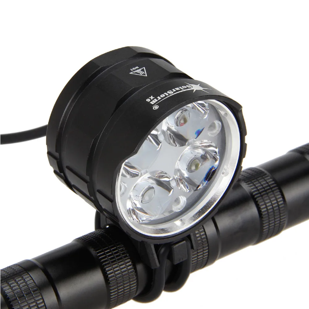SolarStorm 4x светодиодный 3200 лм Передняя фотовспышка для велосипеда