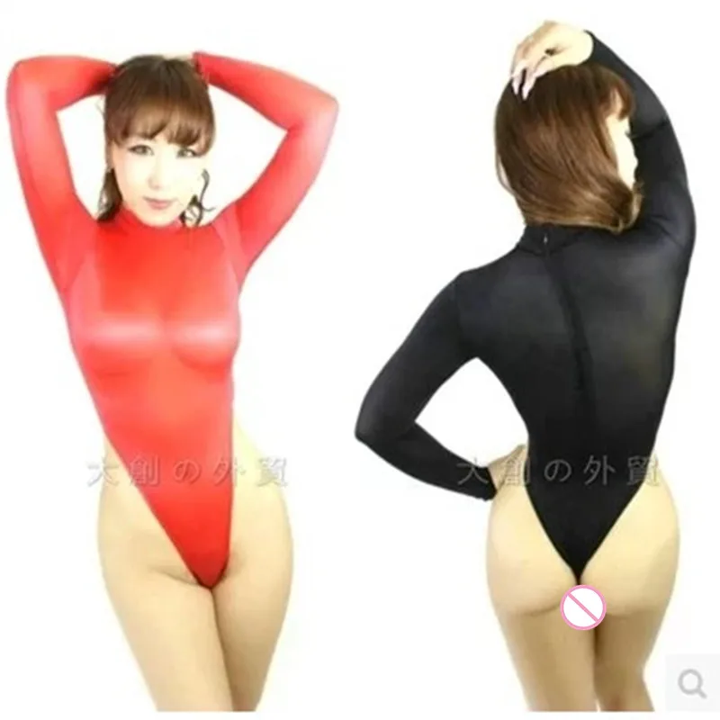 

Sexy High Cut Sheer Turtleneck Thong Bodysuit Erotic Lingerie Teddies Leotard Body Naughty Costumes Sexy Jumpsuit Outfit