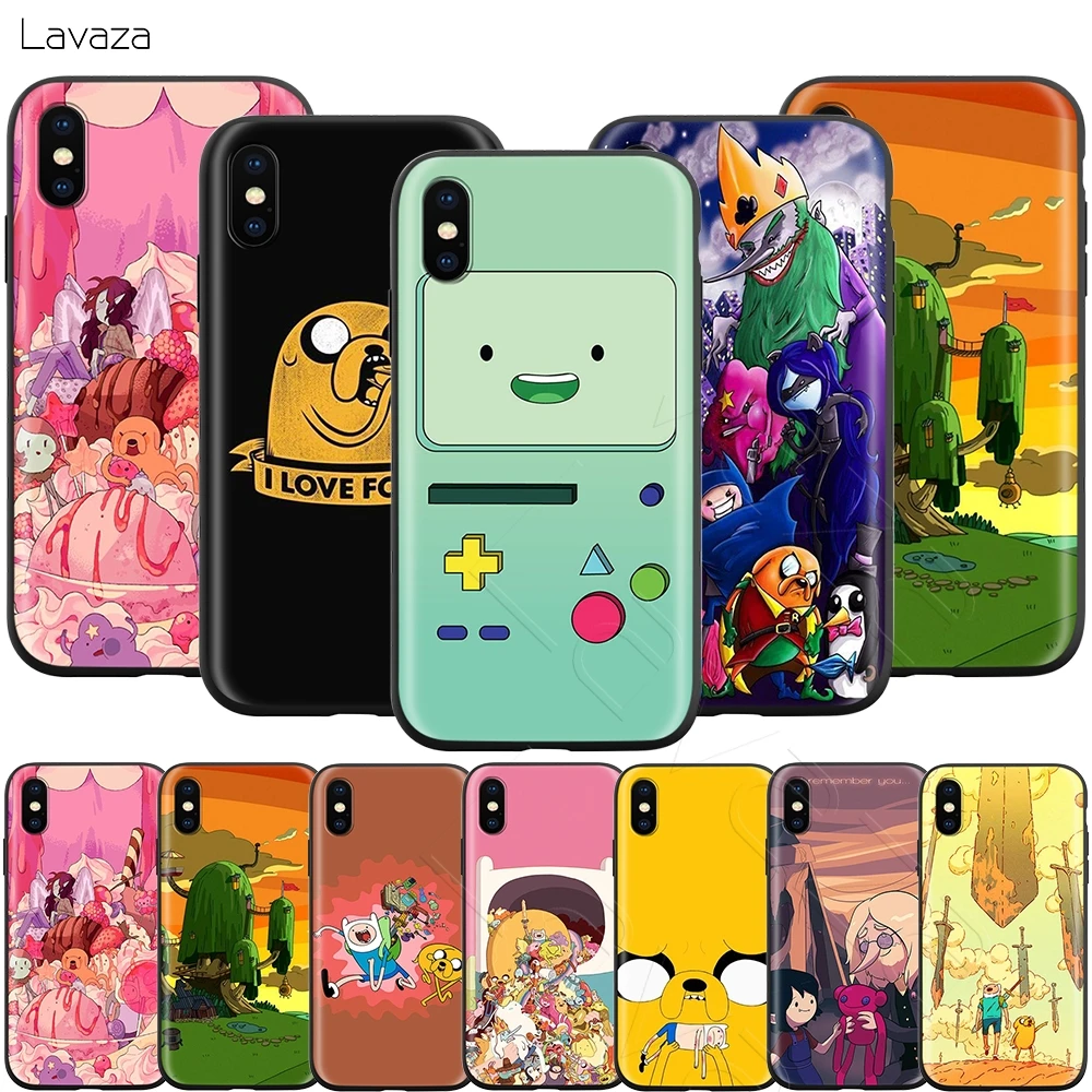 Чехол Lavaza Adventure Time Beemo Jake Finn Lumpy для iPhone 11 Pro XS Max XR X 8 7 6 6S Plus 5 5s se |