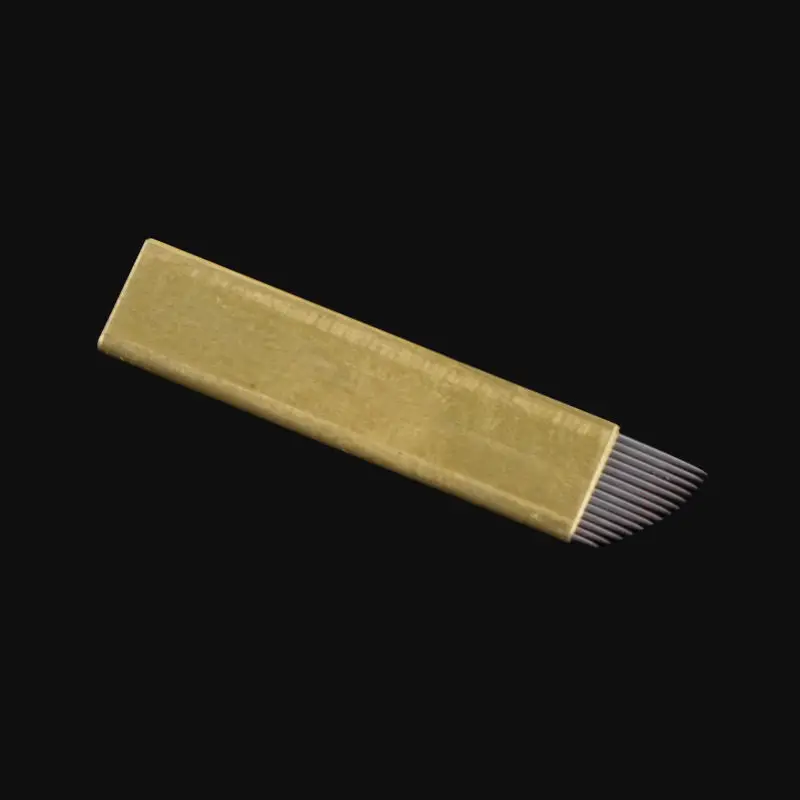 100 шт. иглы для татуажа бровей 12/14 пин|14 needle|tattoo needleseyebrow tattoo needle |