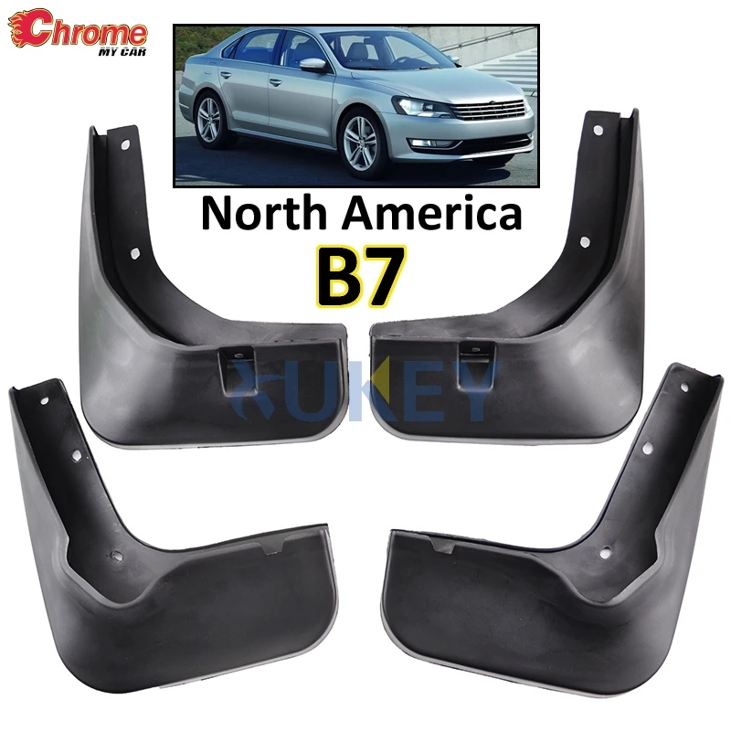 

Передние и задние литая Автомобильные Брызговики для VW Passat B7, Северная Америка, 2012, 2013, 2014, 2015, брызговики