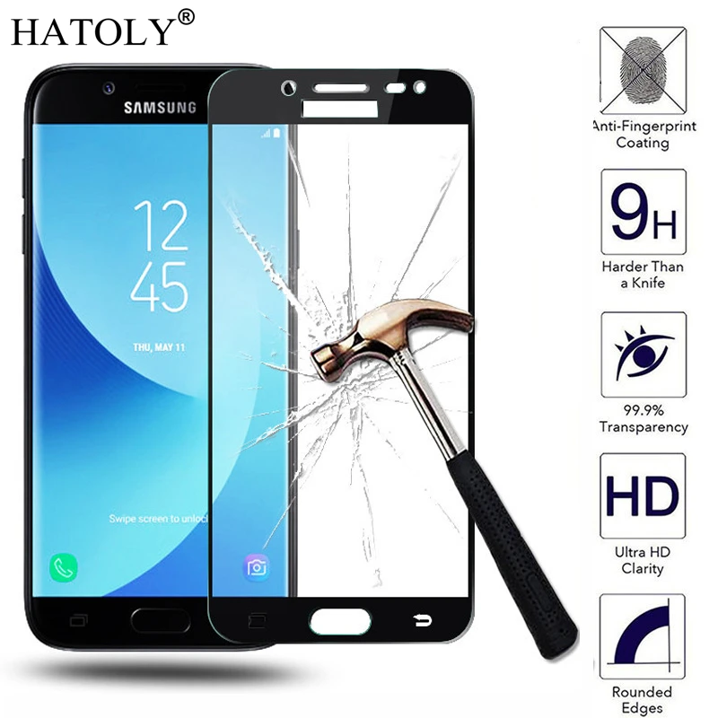 1 шт. закаленное стекло для Samsung Galaxy J2 2018 защита экрана j2 j250f полное покрытие пленка