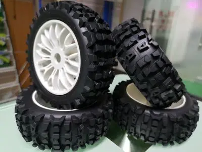 3 1/8 внедорожный Багги 17 мм шестигранный гоночный Набор шин для Hobao 8SC осевой hsp короткий ход автомобиля 4 шт - Цвет: 3