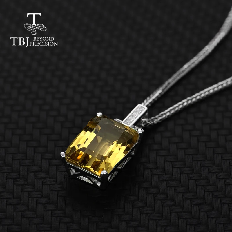 TBJ классический стиль натуральный цитрин драгоценный камень резка Октября 10*14 мм