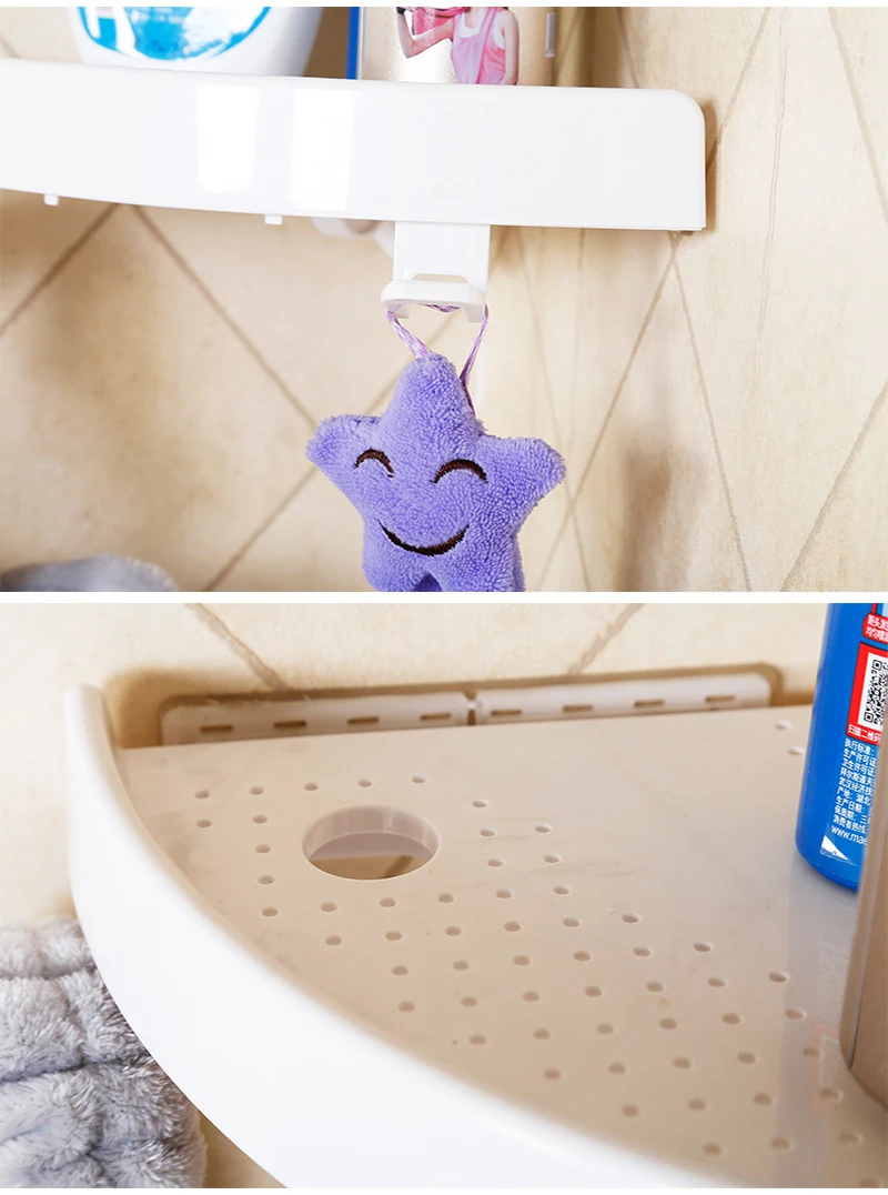 Высокое качество Многофункциональный углу треугольника навесная полка для