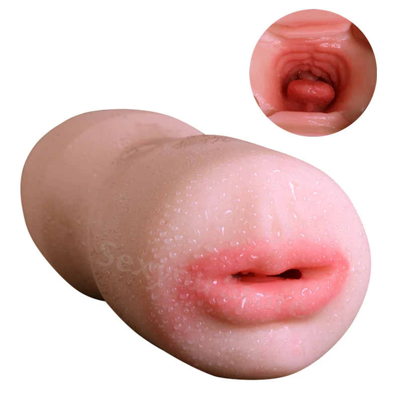 Глубокий секс Pocket Pussy Stroker оральный рот орального секса Секс игрушки для мужской