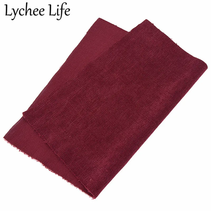 Lychee Life тисненая бархатная ткань в полоску 29x21 см, Полиэстер, Хлопок, ткань, сделай сам, ручная работа, швейная одежда, сумки, товары для украшения