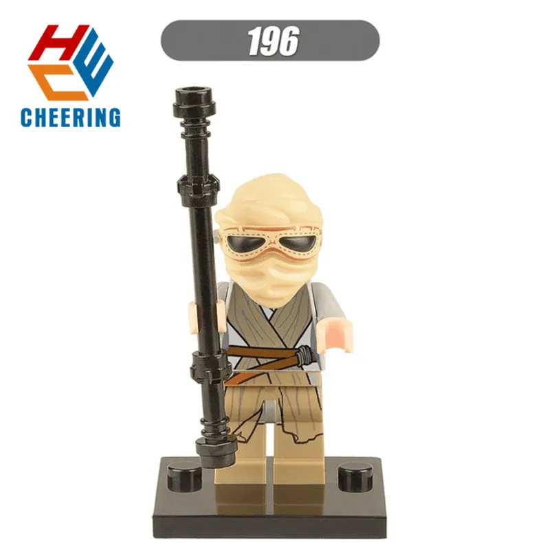 Одиночная строительных блоков космический The Force Awakens Chewbacca Kylo Ren Han Solo подарок фигурки Кирпичи игрушки для детей X0104