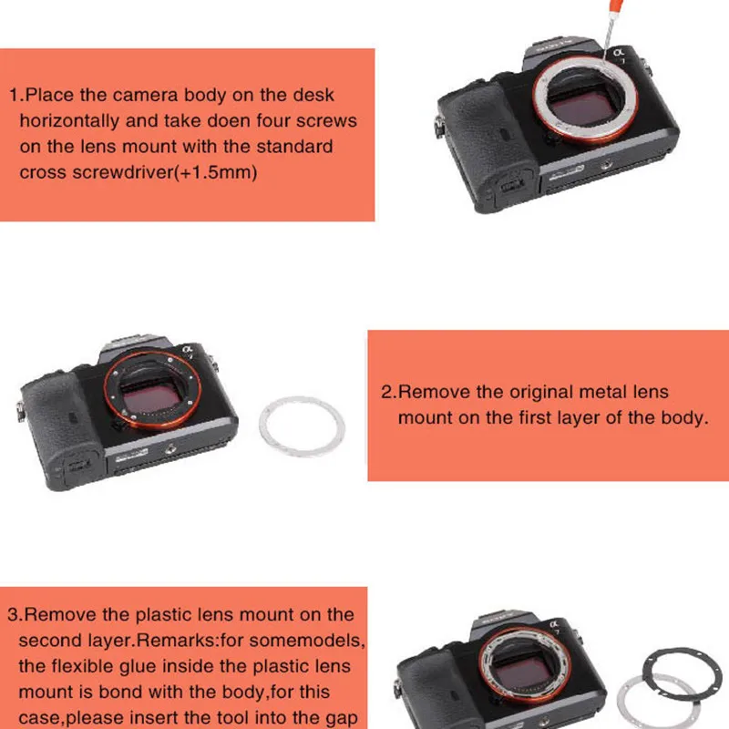 Meike MK-EM1 Крепление объектива переходное кольцо для объектива для sony NEX-3 NEX-5N NEX-7 NEX-F3 NEX-5R NEX-6 NEX-VG10 NEX-VG20 A7 A7R A6000 A5100