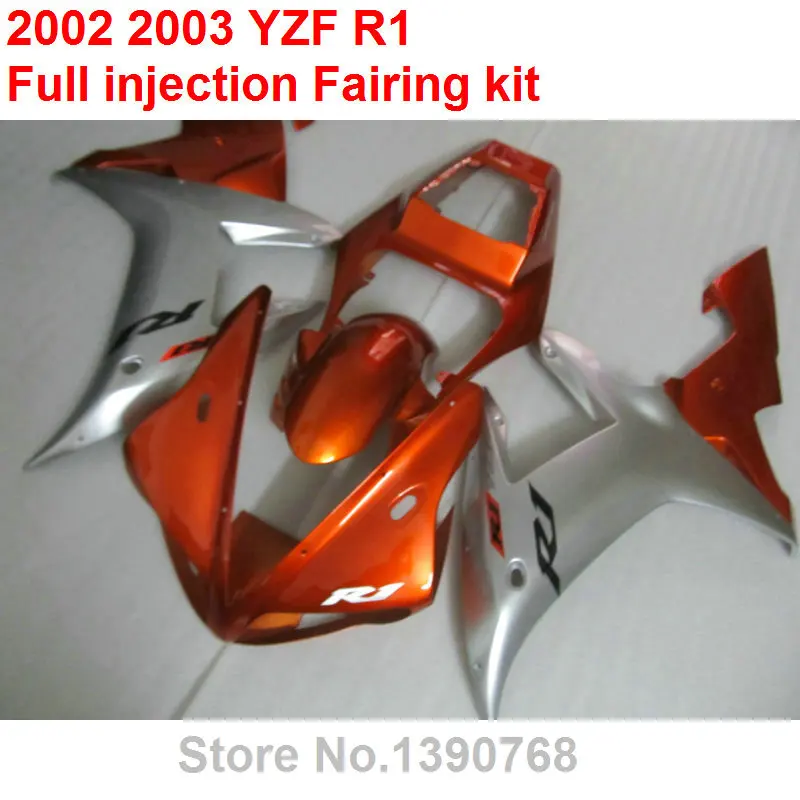 Комплект обтекателей для Yamaha YZF R1 2002 2003 винно-Красный Серебряный комплект кузова