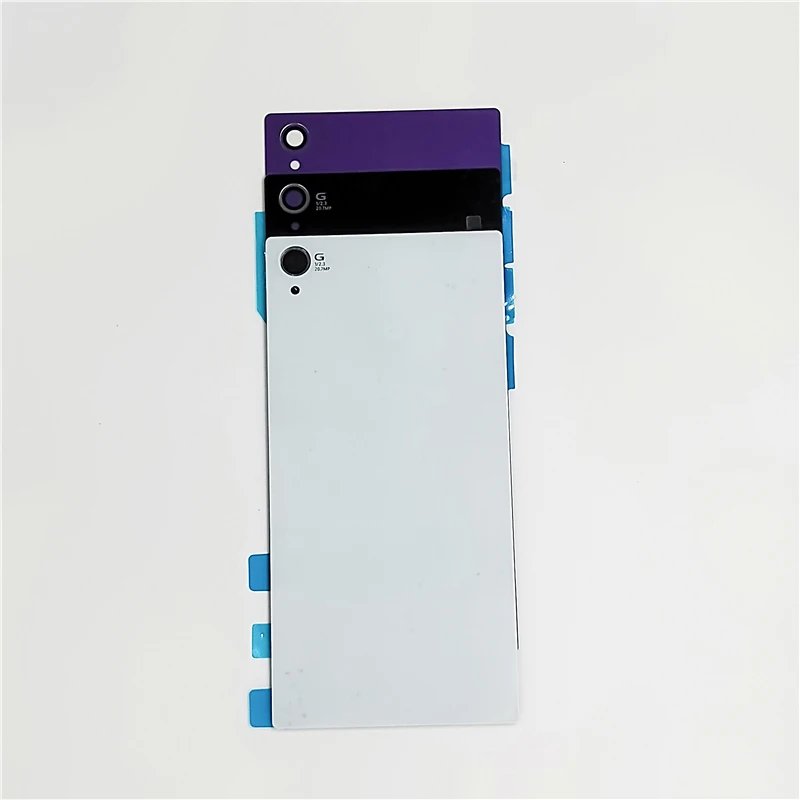 Для SONY Xperia Z1 L39H C6903 C6902 Задняя стеклянная крышка для аккумулятора задняя дверь