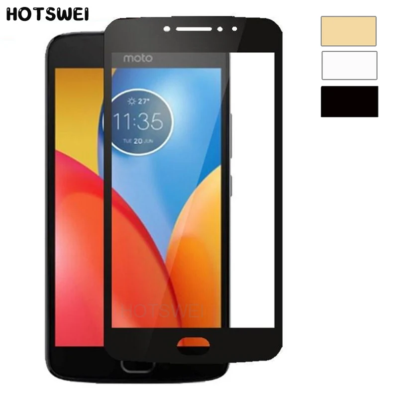 Hotswei закаленное Стекло для Motorola Moto E4 с уровнем твердости 9 H 2.5D Премиум Экран
