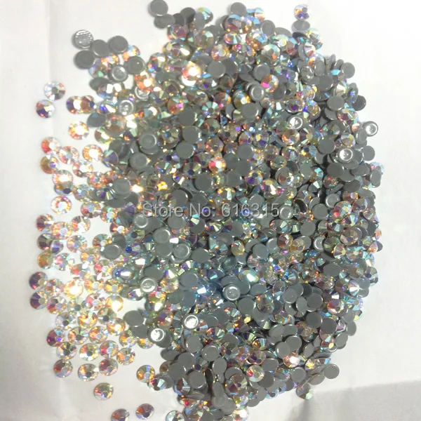 Высококачественные Стразы ss20 с плоской задней поверхностью белые прозрачные AB